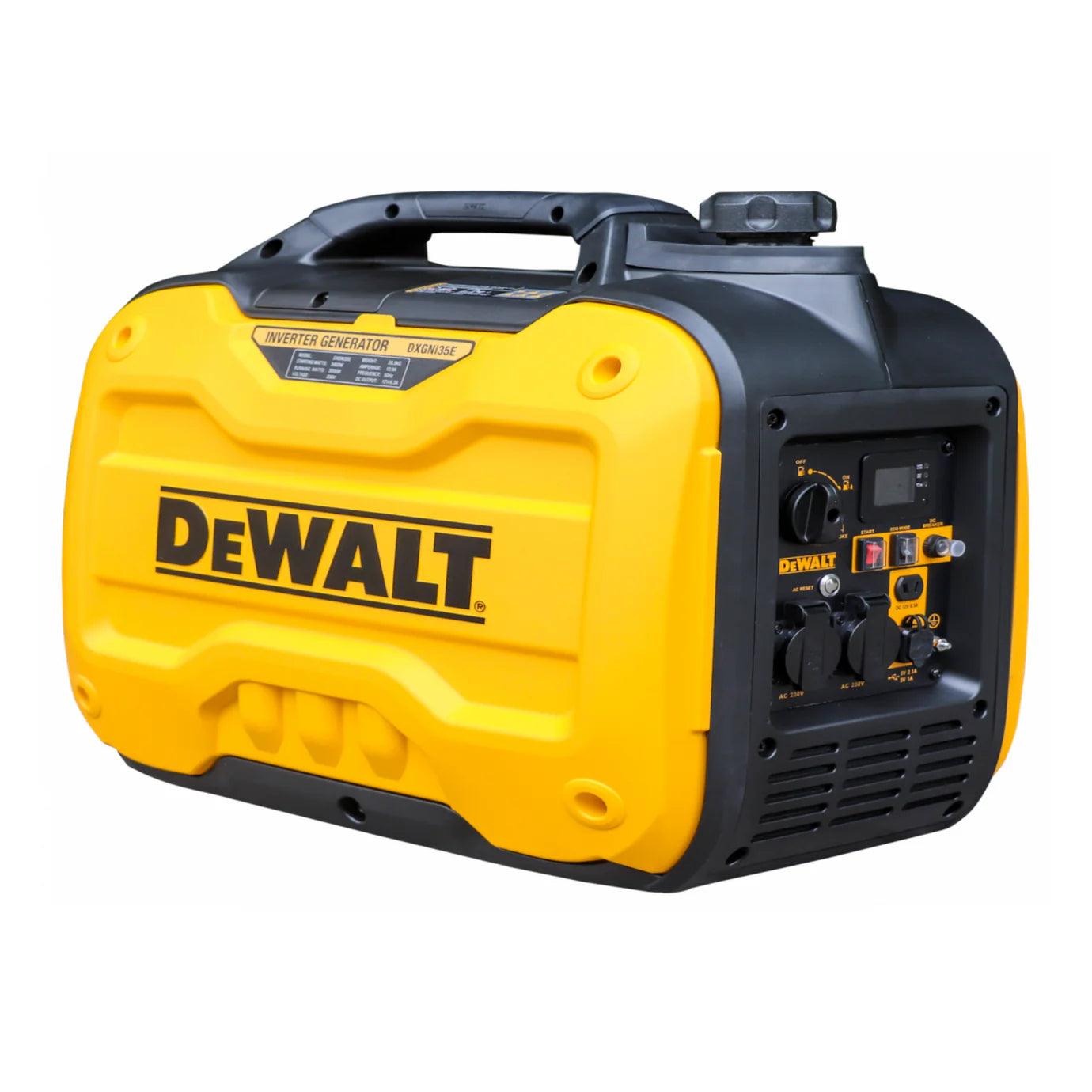 DEWALT DXGNI35E Petrol Inverter Generator Silent 3.4Kw - Al Yaqeen