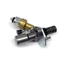 Diesel engine electric injection pump on a white background