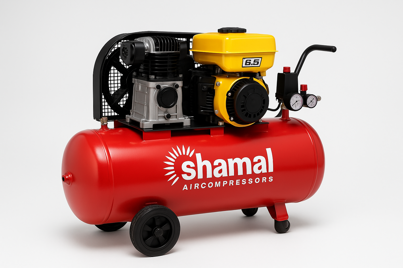 Air Compressor with Robin/China Engine - China & Italy Manufacturing - Al Yaqeen