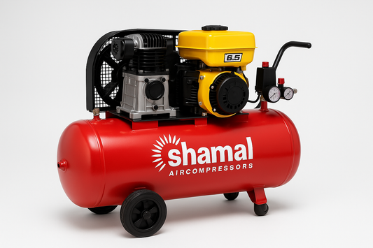 Air Compressor with Robin/China Engine - China & Italy Manufacturing - Al Yaqeen