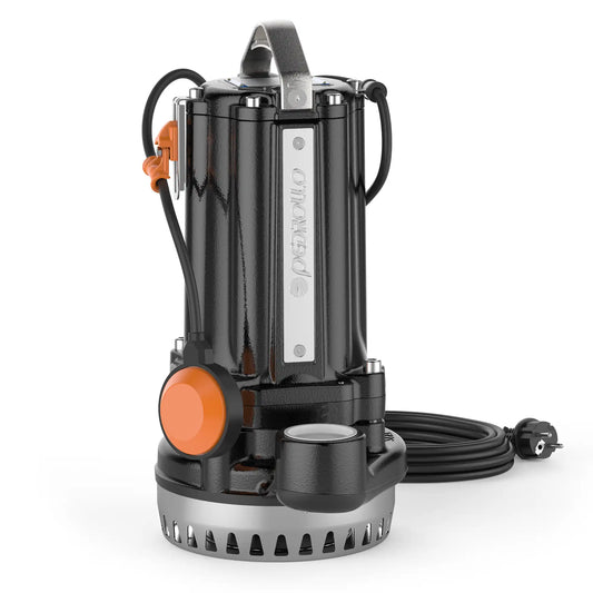 DC Submersible drainage pumps with semi-open impeller