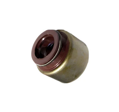 Diesel engine oil valve seal on a white background
