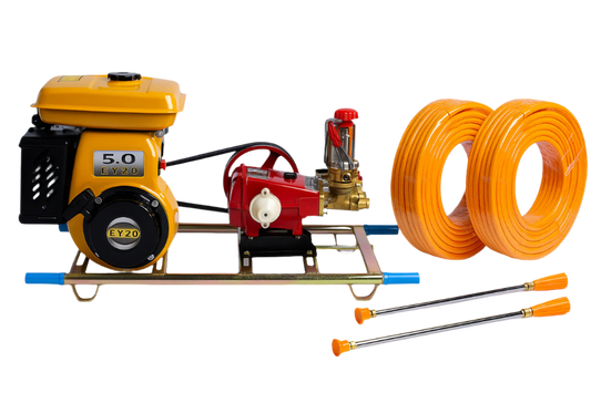 Portable High-Pressure Agricultural Spraying Machine - Robin EY20 Engine with Vackson VS-30 Power Sprayer - Al Yaqeen