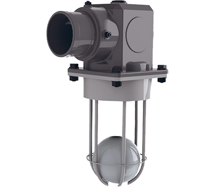 Primary Overflow Valve–Single Rubber Ball