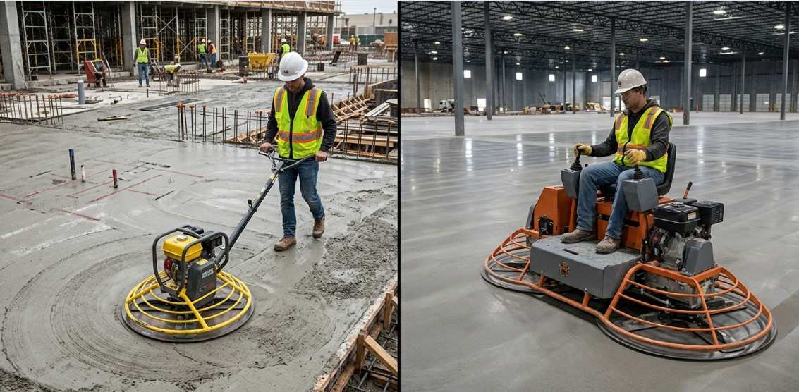 walk-behind-vs-ride-on-power-trowels-for-concrete-finishing